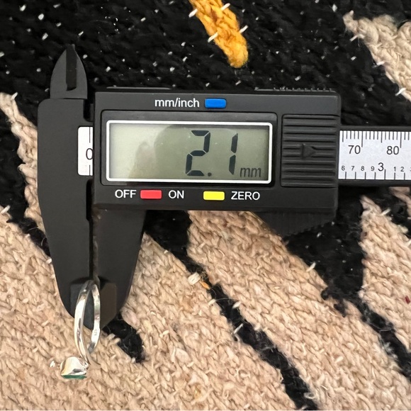 ❤️ Green Onyx Sterling Silver 925 Bohemian Modernist Hippie Style Ring Size 8.75 - Picture 11 of 11